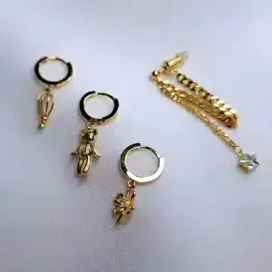 گوشواره زنانه عروسک خرسی کانامینا مدل Kanamina 6760 در فروشگاه وکسوز