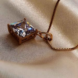 آویز زنانه طرح مکعب ژوپینگ مدل XUPING 539 وکسوز
