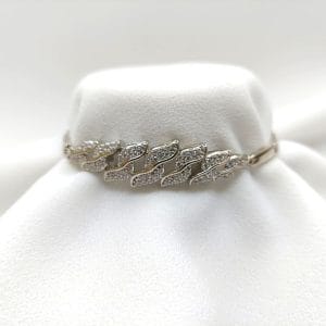 دستبند زنانه نگین دار طرح برگ ژوپینگ مدل XUPING 2360 وکسوز