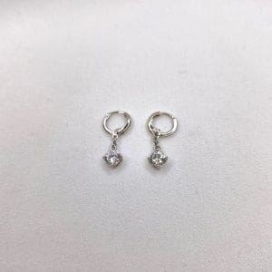 گوشواره زنانه آویز تک سنگ متوسط طرح مربع ژوپینگ مدل XUPING 3622 فروشگاه وکسوز