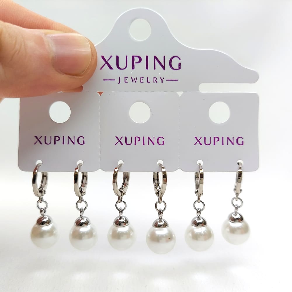 گوشواره زنانه آویز مروارید بزرگ ژوپینگ مدل XUPING 3530 فروشگاه وکسوز گوشواره زنانه آویز مروارید بزرگ ژوپینگ مدل XUPING 3530 فروشگاه وکسوز
