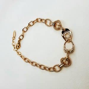 دستبند زنانه نگین دار طرح قطره ژوپینگ مدل XUPING 5099 در گالری وکسوز