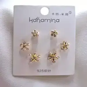 گوشواره زنانه گل همیشه بهار کانامینا مدل Kanamina 6747 در فروشگاه وکسوز