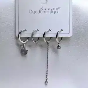 گوشواره زنانه سیب صدفی دودومینا Duoduomina 6734 در فروشگاه وکسوز